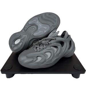 Adidas Originals adiFOM Q J Triple Gray Junior Boys Size 7 HQ1650 Nwob